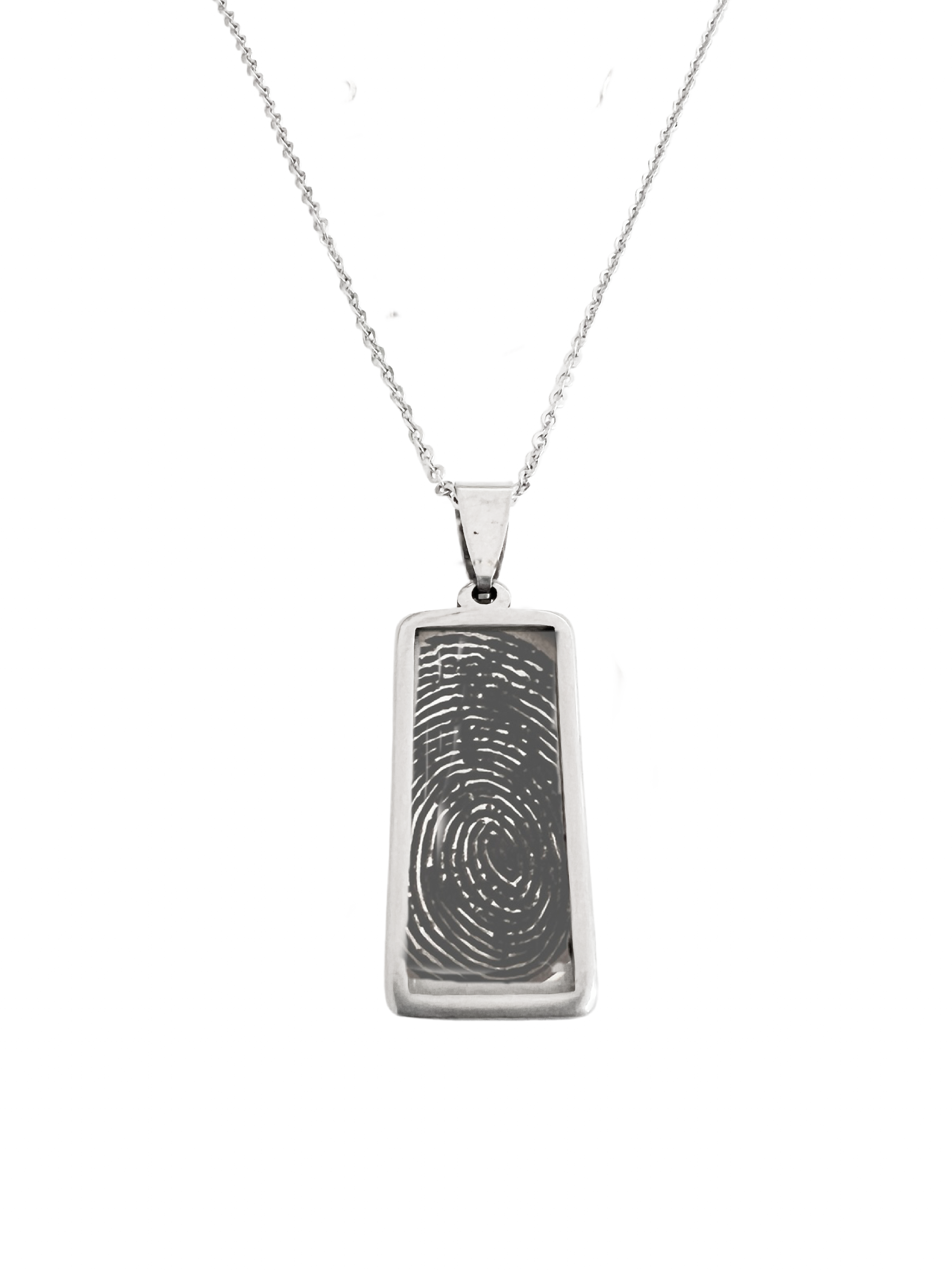 Fingerprint necklace deals funeral home